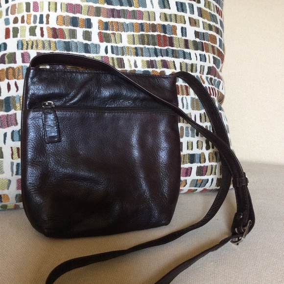 Brown Leather Crossbody - Picture 1 of 3